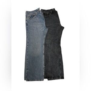 Men’s Jeans Urban Pipeline Regular Fit 38x30 Blue & Black Bundle of 2